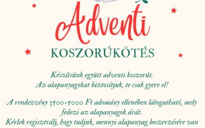 Adventi koszorúkötés a PPHF-en